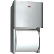 ASI® Surface Mounted Dual Roll Toilet Tissue Dispenser - 9030