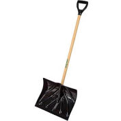 Union Tools® 1627400 18 » Poly Combo Snow Shovel W/ Wood D-Grip Handle