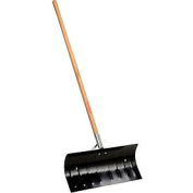 TrueTemper® 1644300 24 » Steel Blade Snow Pusher Shovel W/ Handle bois droit