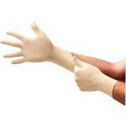 TouchNTuff® 69-210 Industrial Grade Latex Gloves, Powdered, Natural, M, 100 Gloves/Box