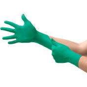 Gants jetables en Nitrile qualité industrielle TouchNTuff® 92-500, en poudre, Grn, 7-1/2-8, 100/boîte