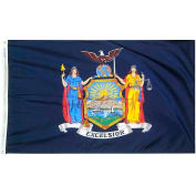 4 x 6 pieds 100 % Nylon New York State Flag