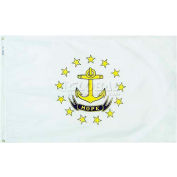 4X6 Ft. 100% Nylon Rhode Island State Flag