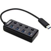 Dyconn HUB4B-P Portable 4-Port USB 3.0 Hub