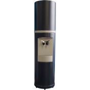 Aquaverve Fahrenheit Model Commercial Room Temp/Cold Bottled Water Cooler - Black W/ Grey Trim