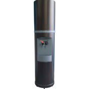 Aquaverve Fahrenheit Modèle Commercial Hot/Cold Bottled Water Cooler Dispenser - Black W/ Blue Trim