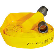 Kuriyama Fire Products JAFLINE HD Double Jacket Tuyau d’incendie, 1-1/2 « x 50 ft, 400 PSI, jaune