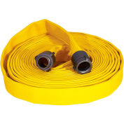 Kuriyama Fire Products JAFRIB Tuyau d’incendie en nitrile standard, 2-1/2 « x 50 ft, 300 PSI, jaune