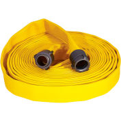 Kuriyama Fire Products JAFRIB Tuyau d’incendie en nitrile standard, 2-1/2 « x 50 ft, 300 PSI, jaune