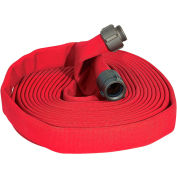 Kuriyama Fire Products JAFLINE HD Double Jacket Tuyau d’incendie, 1-1/2 « x 100 ft, 400 PSI, rouge