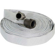 Kuriyama Fire Products FOREST LITE Tuyau d’incendie à enveloppe unique, 1-1/2 « x 50 ft, 300 PSI, blanc