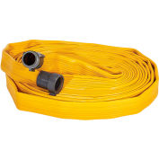 Kuriyama Fire Products JAFX4 4 plis Tuyau d’incendie, 1-1/2"X 50 Ft, 330 PSI, Jaune