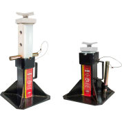 AME 22 Ton Heavy Duty Jack Stands with Adjustable Top, 1 Pair - 14405