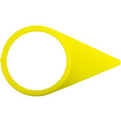 AME International CheckMate, Loose Wheel Nut Indicator, Bag of 100, 33MM Hi-Vis Yellow