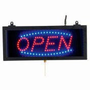 Aarco Small LED Sign Open - 16-1/8"W x 6-3/4"H