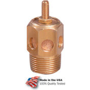 Flèche vitesse contrôle silencieux Asp-4sc, frittés Bronze, 1/2" Npt, 300 lb/po2, qté par paquet : 10