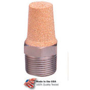 Arrow ASP-6, pneumatique d’échappement silencieux, frittés Bronze, 40 Micron, 3/4" NPT, 300 lb/po2