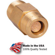Arrow In-Line Nipple Filter Asp3101-40, Sintered Bronze, 1/8" Npt, 300 Psi - Pkg Qty 10