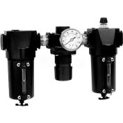 Arrow 1/2" Midflow Series FRL N33374W, Gauge, Metal Bowl W/Sight, Manual