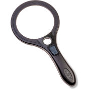 Carson Lume Series COB LED Magnifier, 3.5" with 2.5x / 7x Magnification, Black