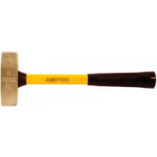 AMPCO® H-17FG Non-Sparking Double Face Hammer W/ Fiberglass Handle 3Lb 15" OAL