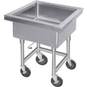 Advance Tabco® Mobile Soak Sink, 12" Deep Bowl, 34" Overall Height