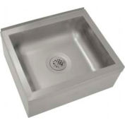 Avance Tabco® Floor Mounted Mop Sink, 28L x 20W x 6D Bowl