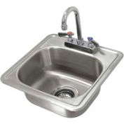 Advance Tabco® Drop In Sink, One Compartment 12-1/4L x 10-1/4W x 6D Bowl W/Rimmed Edge