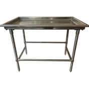 Advance Tabco SR-96 16 Gauge Sorting Table 304 Stainless Steel - 3" Raised Edge 96"W x 30"D