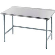 Table en acier inoxydable Advance Tabco 304, 30 x 24 », 1-1/2 » Dosseret, calibre 16