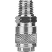 AIGNEP 1/4" Ac Mini Coupler X 1/8" Nptf masculin, 80111-02 - Min Qty 10