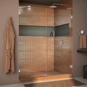 DreamLine SHDR-23607210-01 Radiance 60" Frameless Hinged Shower Door Chrome Finish
