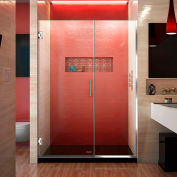 Dreamline SHDR-244607210-01 Unidoor Plus Hinged Shower Door, Chrome, 46 to 46-1/2" x 72"