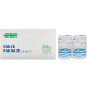 Pansements de gaze - jauge Bandage Roll - 2,5 Cm x 4,6 M