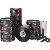 Inkanto AXR 7+ Premium Resin Ribbons, 110mm W 300m L, Black, 12 Rolls/Case