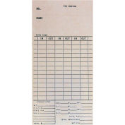 Cartes de temps d’Amano pour BX-1500, bimensuelle, 250/Pack