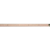 Meter Stick Ruler With Brass Ends Clear Lacquer Finish - Pkg Qty 12
