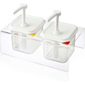Distributeur de sauce Araven Set 2 X 1/6 Taille + Pompes claires