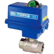 BI-TORQ 3/4" NPT de 2-Pc SS Ball Valve W/NEMA 4 115VAC/4-20mA positionneur