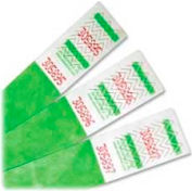 Les bracelets Tyvek® de Advantus, 10 "x 3/4", vert, 100 bandes/Pack