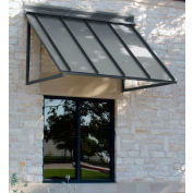 Awntech H23-3PTR, Standing Seam 3-11/16'W x 2'H x 3'D Awning Pewter