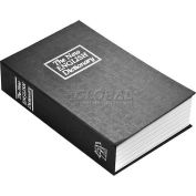 Barska Hidden Dictionary Book Diversion Safe AX11680 with Key, 6-1/4"W x 2-1/4"D x 9-1/2"H, Black