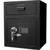 Barska Large Keypad Depository Safe AX11930 - 15-5/16"W x 13-1/2"D x 19"H, Black