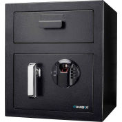 Barska AX13108 Biometric Keypad Depository Safe - 13-3/4"W x 13-3/4"D x 16"H, 0,72 Cubic Ft.
