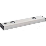 Amax éclairage LED-B2/NKL LED Bar, 2W, 3000 TDC, 152 Lumens, 82 CRI, Nickel