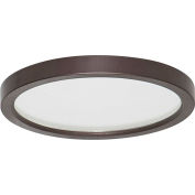 Amax éclairage LED-SM55DL/BZ LED Slim disque, 9W, 3000 TDC, 580 Lumens, CRI 80, Bronze