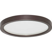 Amax éclairage LED-SM7DL/BZ LED Slim disque, 13W, 3000 TDC, 870 Lumens, CRI 82, Bronze