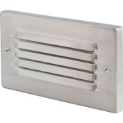 Amax Lighting LED-SPH/BN LED Step Lights Horizontal, 2.7W, 3000 CCT, 160 Lumens, 80 CRI, Nickel