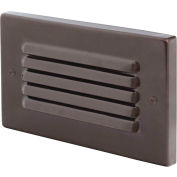 Amax Lighting LED-SPH/BZ LED Step Lights Horizontal, 2.7W, 3000 CCT, 160 Lumens, 80 CRI, Bronze