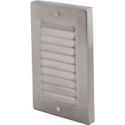 Amax Lighting LED-SPV/BN LED Step Lights Vertical, 2.7W, 3000 CCT, 160 Lumens, 82 CRI, Nickle